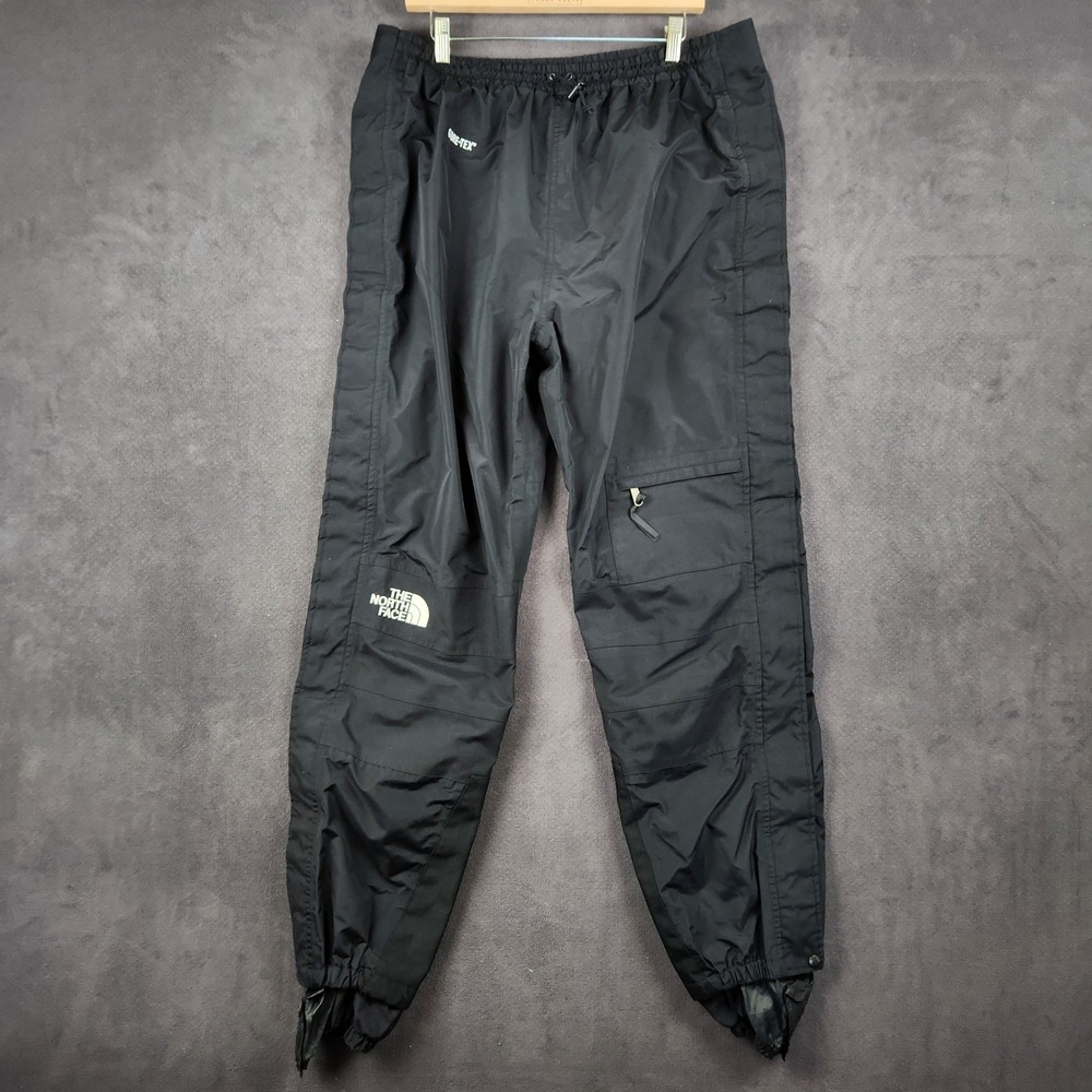 Vintage The North Face Gore-Tex Mountain Light Pants Mens XL Black Snowboard Ski